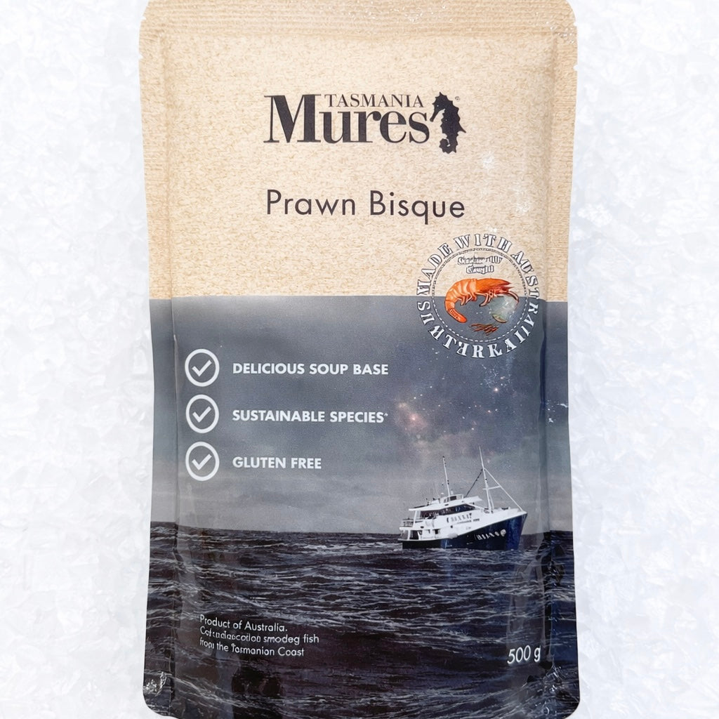 TASMANIA MURES PRAWN BISQUE 500ML - Claudio's Seafoods, Sydney Fish Markets