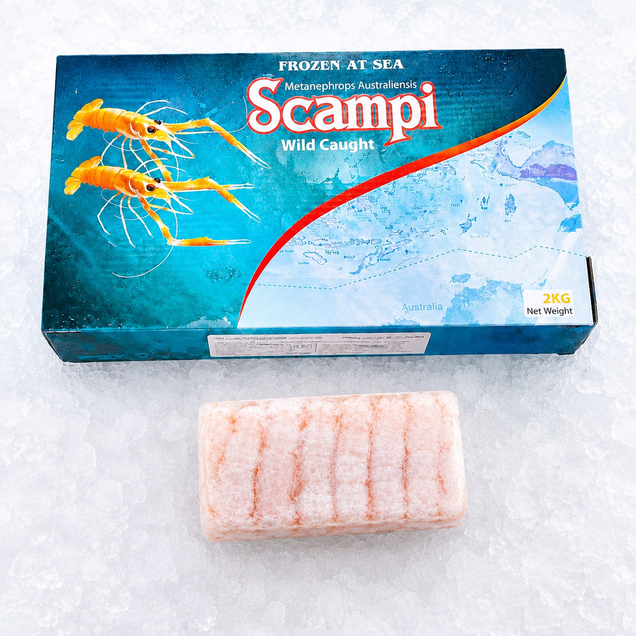 SCAMPI MEAT 500G - Claudios Seafoods, Sydney Fish Market