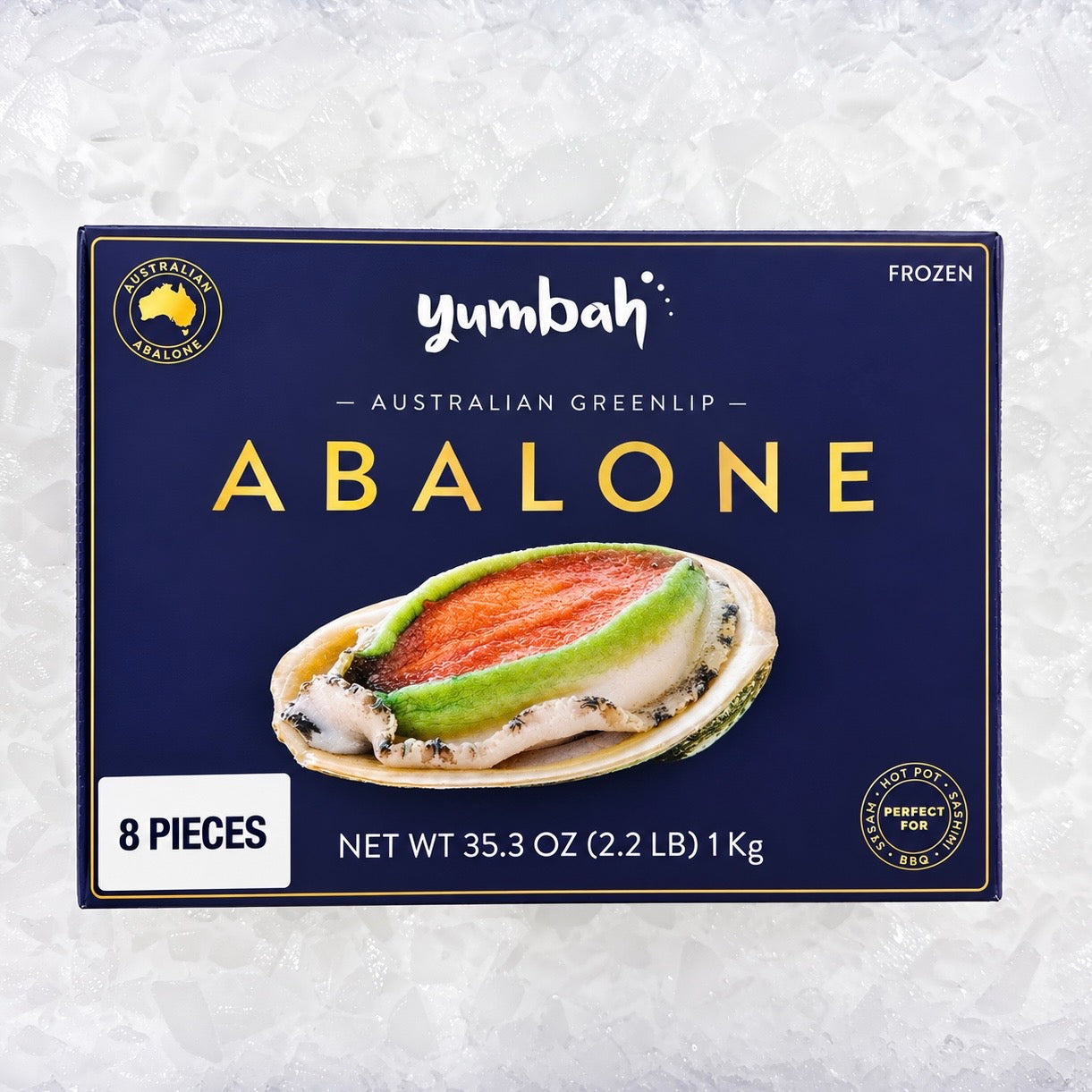 AUSTRALIAN GREEN LIP ABALONE (8PC) 1KG - Claudio's Seafoods, Sydney Fish Markets