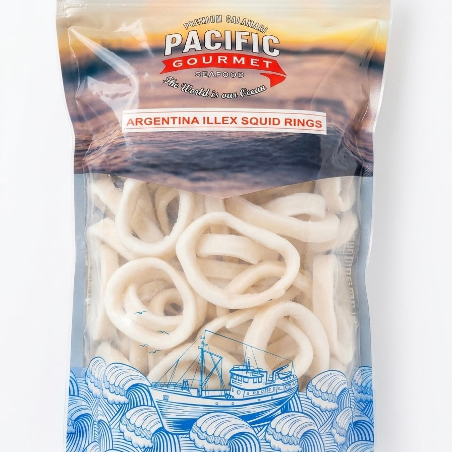 TENDERISED SQUID RINGS 1KG - Claudio's Seafoods, Sydney Fish Markets