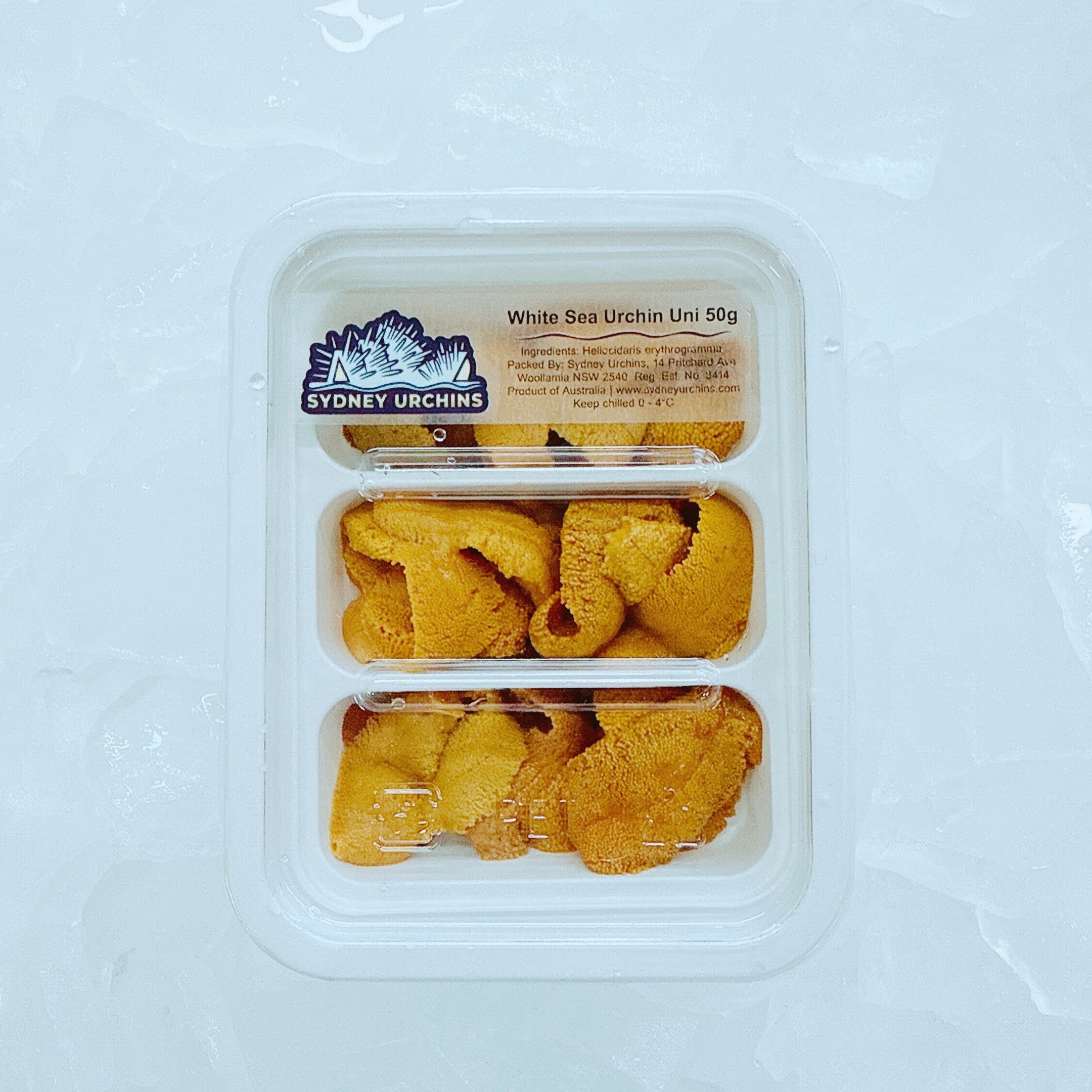 PREMIUM SYDNEY SEA URCHIN ROE (50G TRAY) - Claudio's Seafoods, Sydney Fish Markets