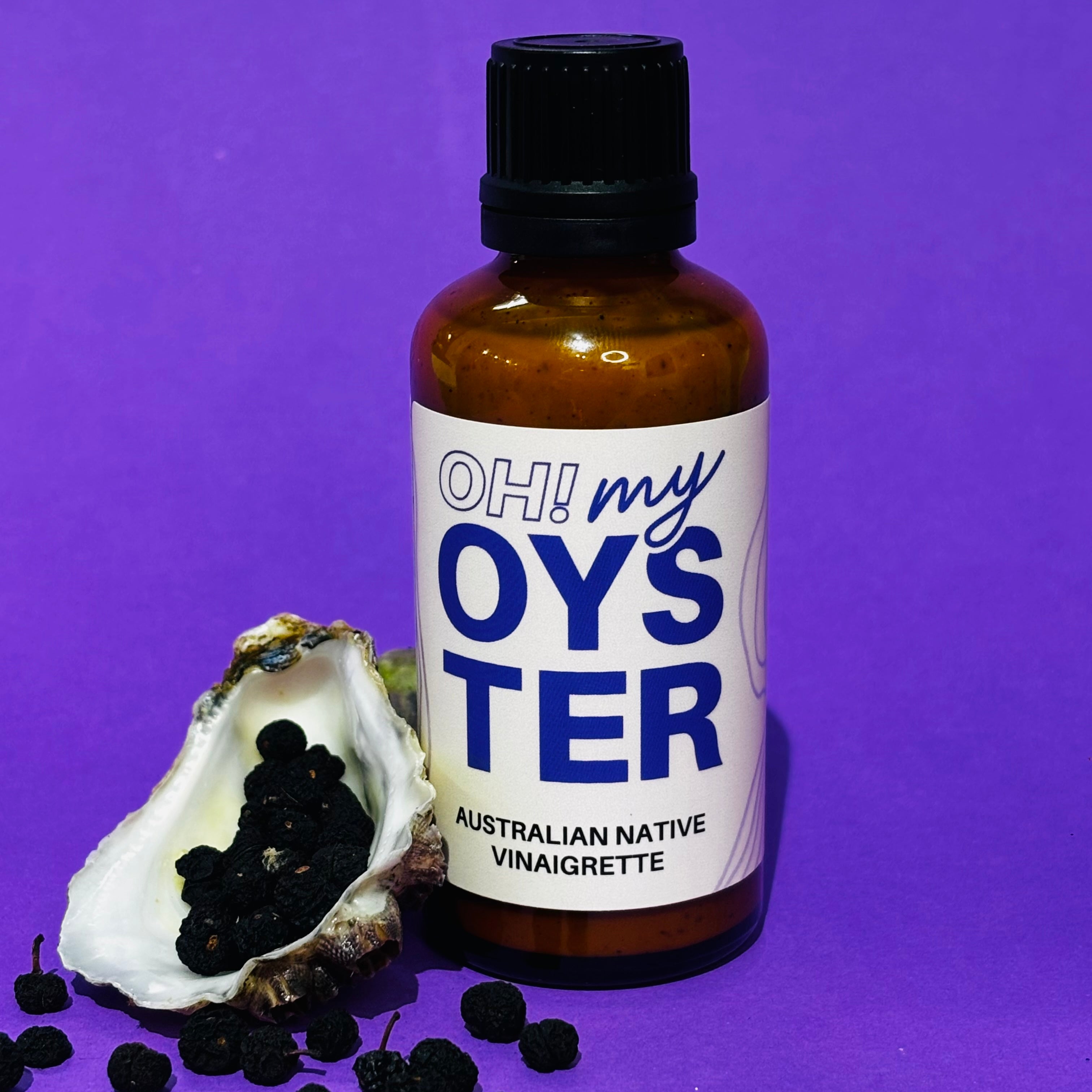 AUSTRALIAN NATIVE VINAIGRETTE OYSTER DRESSING 50ML - Claudio's Seafoods, Sydney Fish Markets