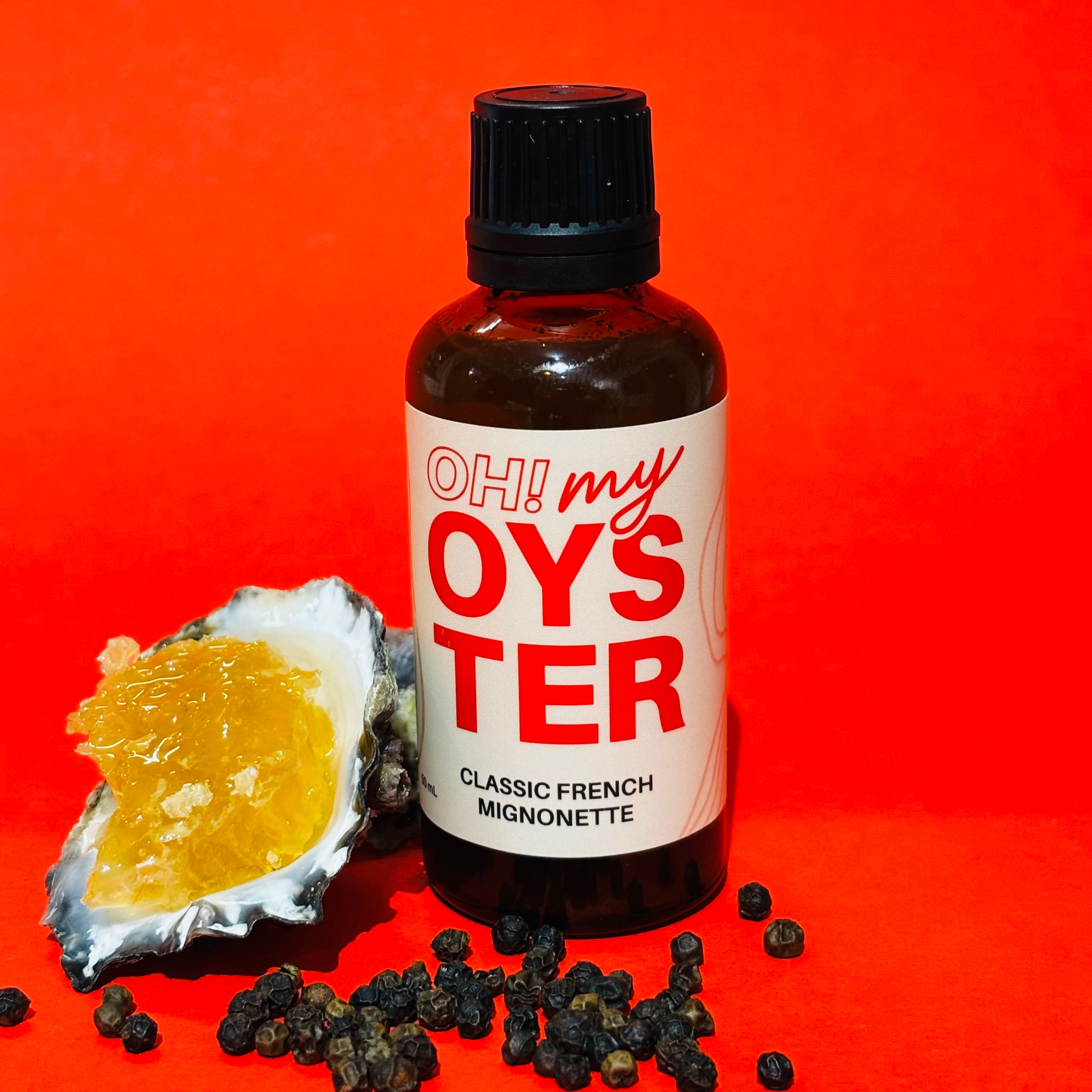 CLASSIC FRENCH MIGNONETTE OYSTER DRESSING 50ML - Claudio's Seafoods, Sydney Fish Markets