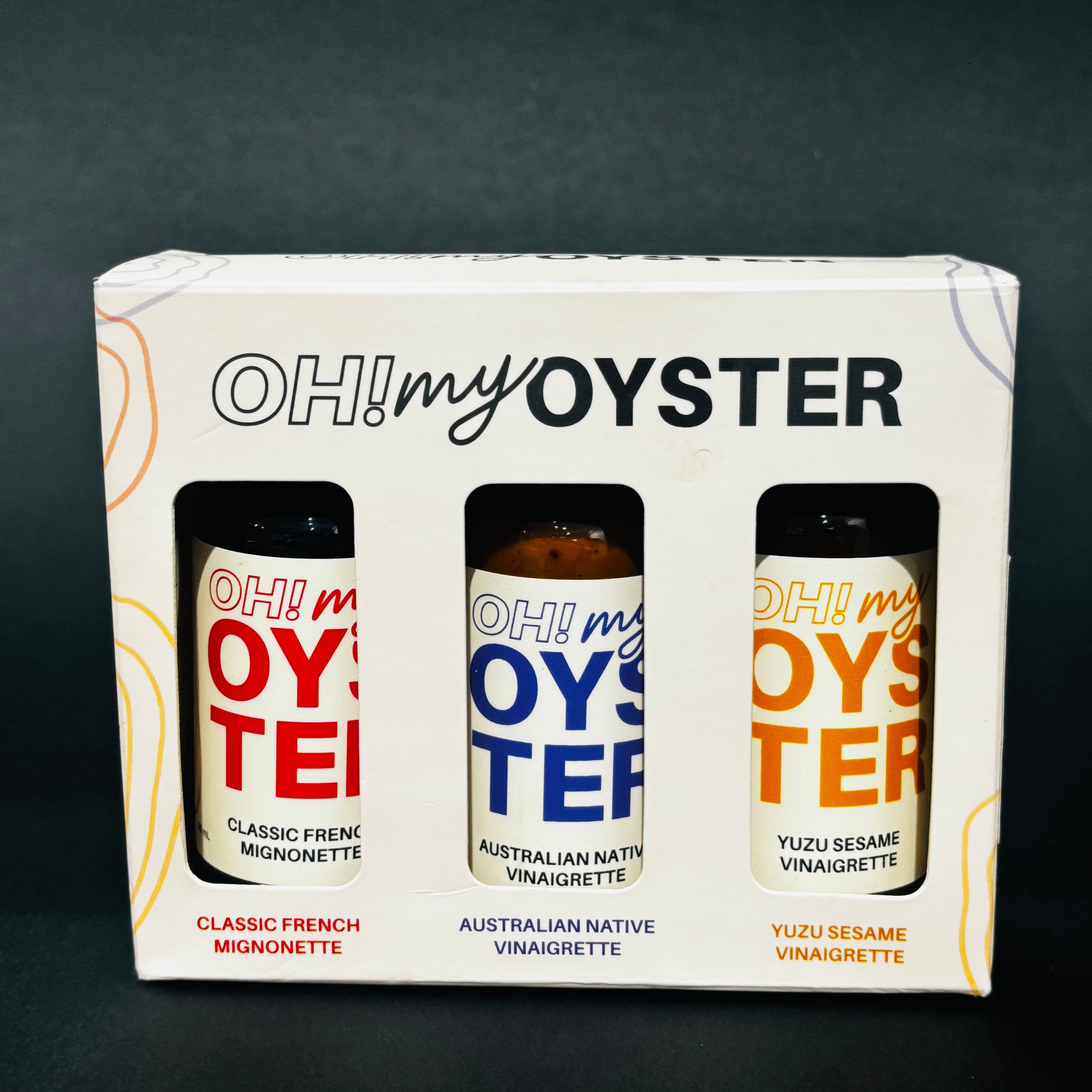 OH! MY OYSTER DRESSING GIFT PACK (3X50ML)(X) - Claudio's Seafoods, Sydney Fish Markets