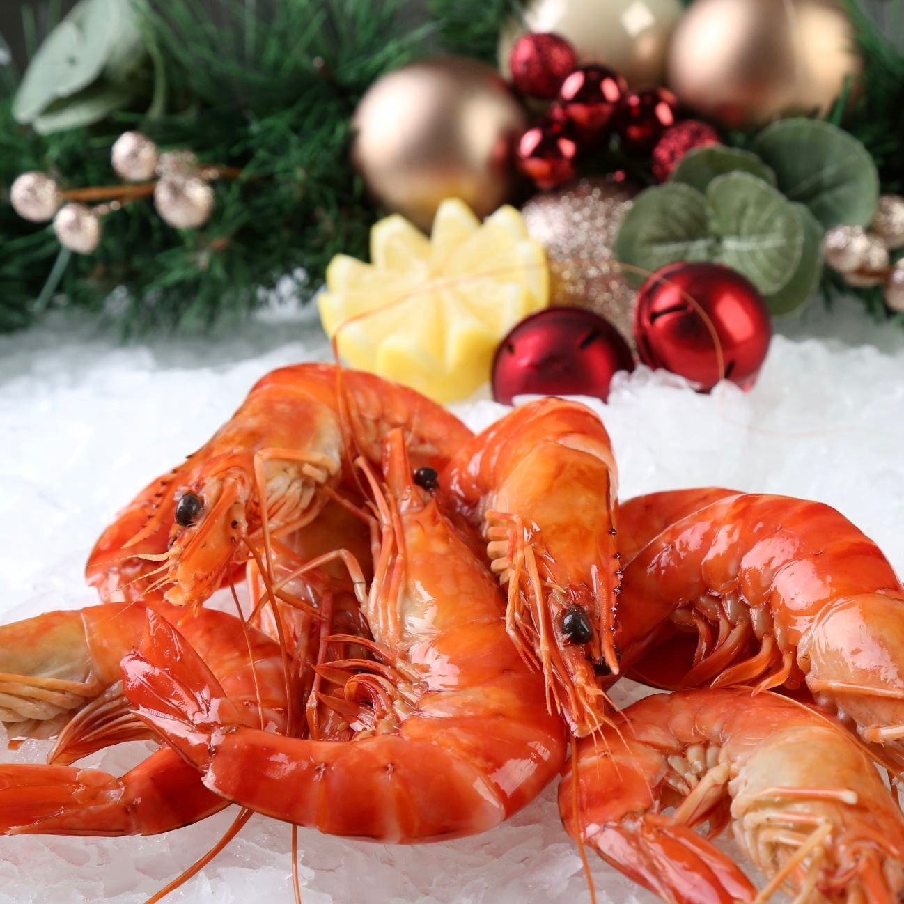 LARGE COOKED TIGER PRAWNS (MIN 1KG) (X) - Claudio's Seafoods, Sydney Fish Markets