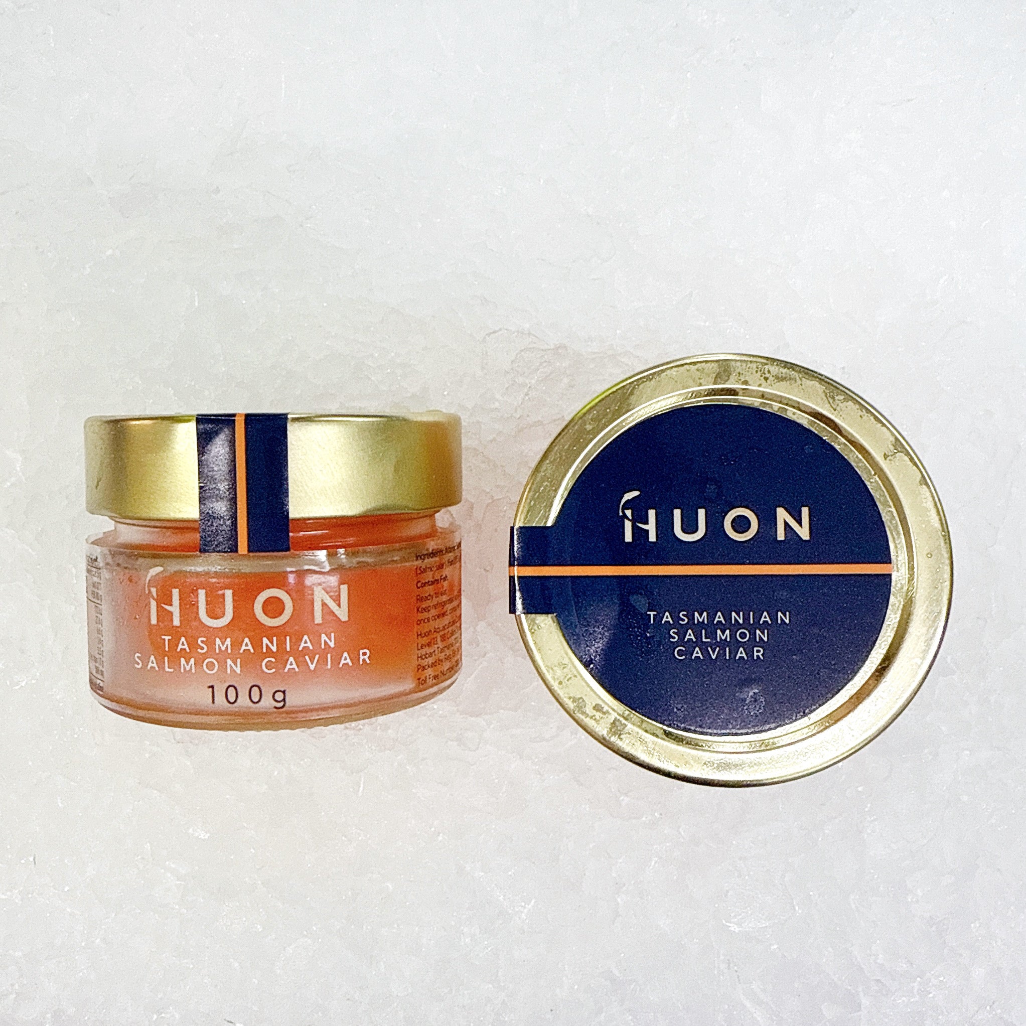 HAND MILKED HUON TASMANIAN SALMON CAVIAR 100G - Claudio's Seafoods, Sydney Fish Markets