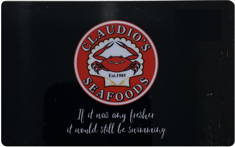 CLAUDIOS SEAFOODS E-GIFT VOUCHERS - Claudio's Seafoods, Sydney Fish Markets